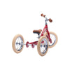 draisienne tricycle 2 en 1 vintage rouge 3 roues evolutive - TRYBIKE TBS-3-RED-VIN 8719189161755