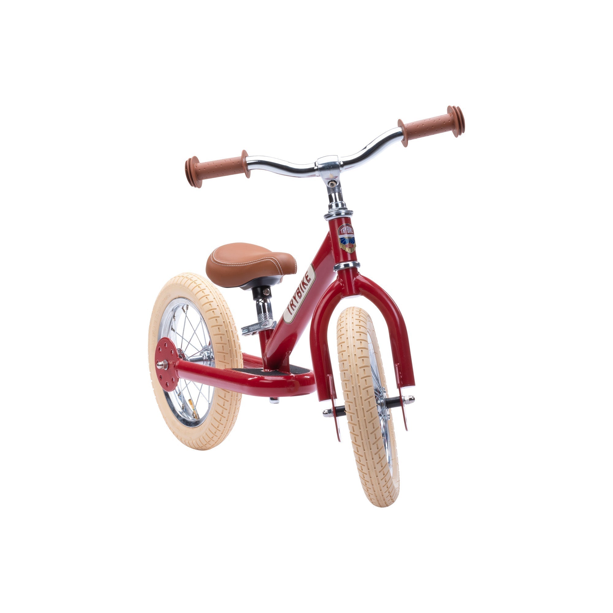 Poignée vélo enfant rouge 100mm draisienne tricycle trottinette