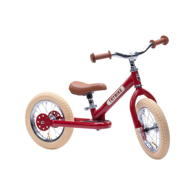 draisienne tricycle 2 en 1 vintage rouge 3 roues evolutive - TRYBIKE TBS-3-RED-VIN 8719189161755