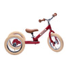 draisienne tricycle 2 en 1 vintage rouge 3 roues evolutive - TRYBIKE TBS-3-RED-VIN 8719189161755