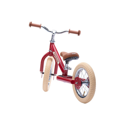 draisienne tricycle 2 en 1 vintage rouge 3 roues evolutive - TRYBIKE TBS-3-RED-VIN 8719189161755