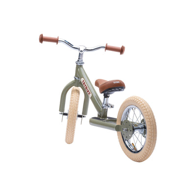 draisienne tricycle 2 en 1 vintage vert 3 roues evolutive - TRYBIKE TBS-3-GRN-VIN 8719189161748