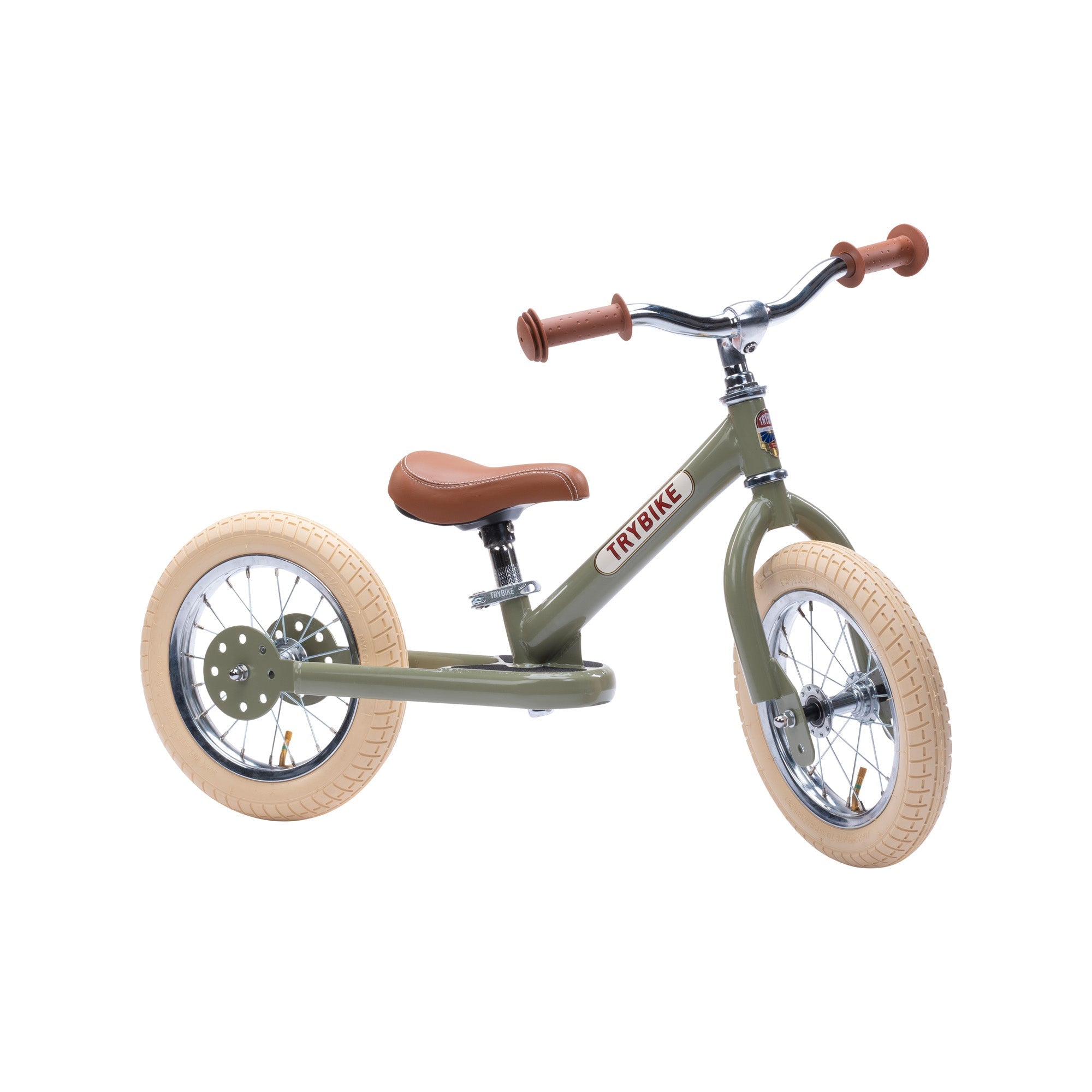 draisienne tricycle 2 en 1 vintage vert 3 roues evolutive