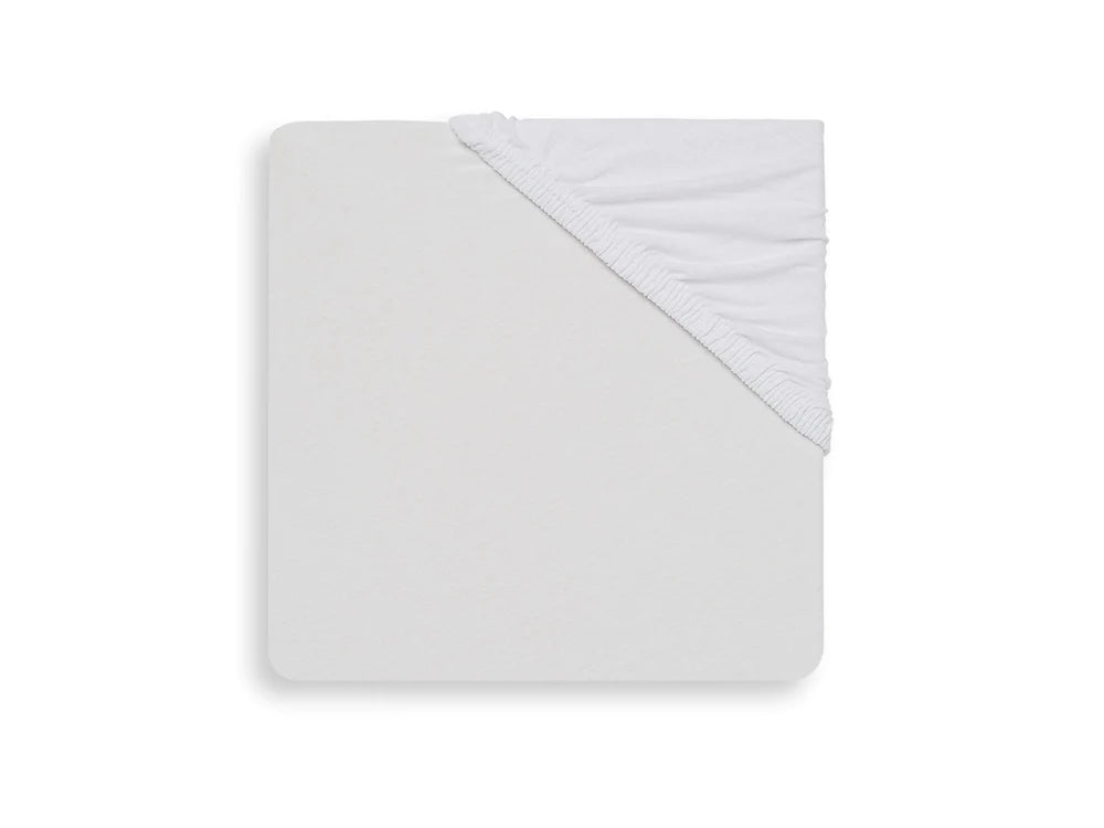 Drap housse 60x120 cotton jersey blanc - Jollein 511-507-00001 8717329355750