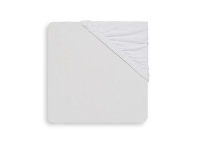 Drap housse 60x120 cotton jersey blanc - Jollein 511-507-00001 8717329355750