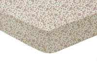 Drap housse 60x120 cotton jersey retro flowers - Jollein 511-507-67045 8717329376335