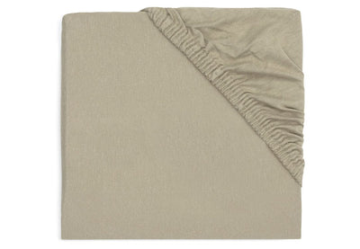 Drap housse 70X140 coton jersey olive green- Jollein 511-565-67058 8717329376526