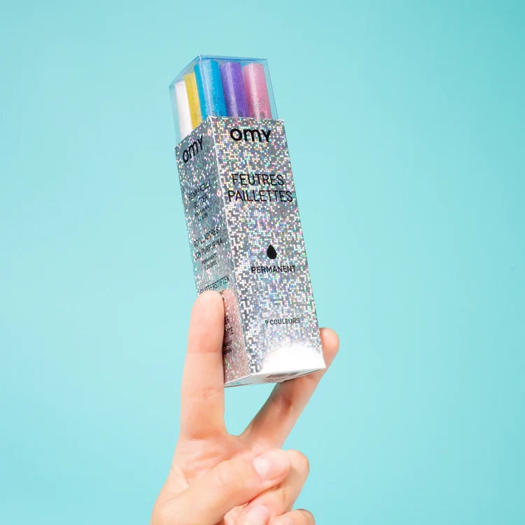 feutres glitter - Omy feu07 