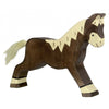 Figurine en bois cheval marchant marron - HOLZTIGER 80034 4013594800341