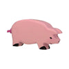 Figurine en bois cochon rose - HOLZTIGER 80065 4013594800655