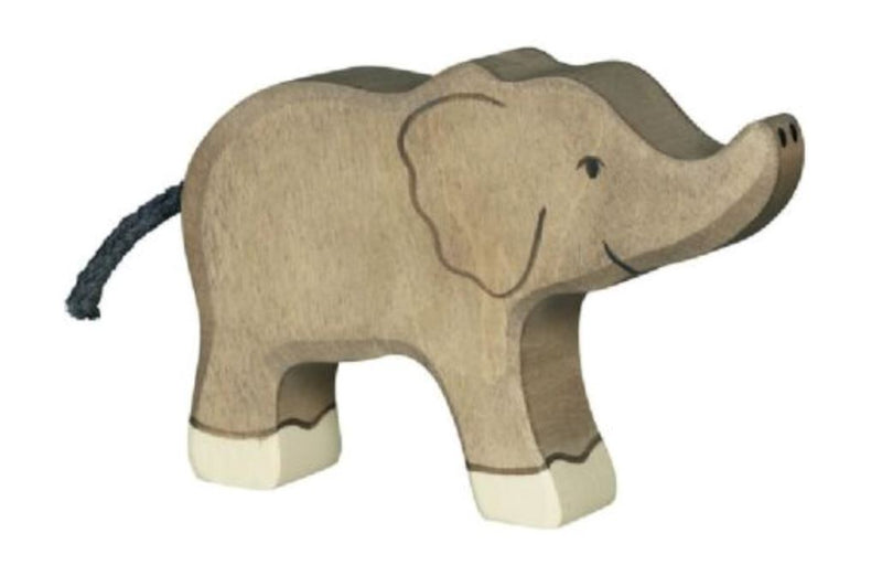 Figurine en bois Elephant petit - HOLZTIGER 80537 4013594805377