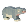 Figurine en bois Hippopotame petit - HOLZTIGER 80162 4013594801621