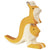 Figurine en bois Kangourou et son petit - HOLZTIGER 80193 4013594801935