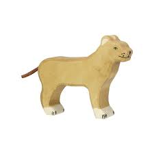 Figurine en bois Lionne - HOLZTIGER 80140 4013594801409