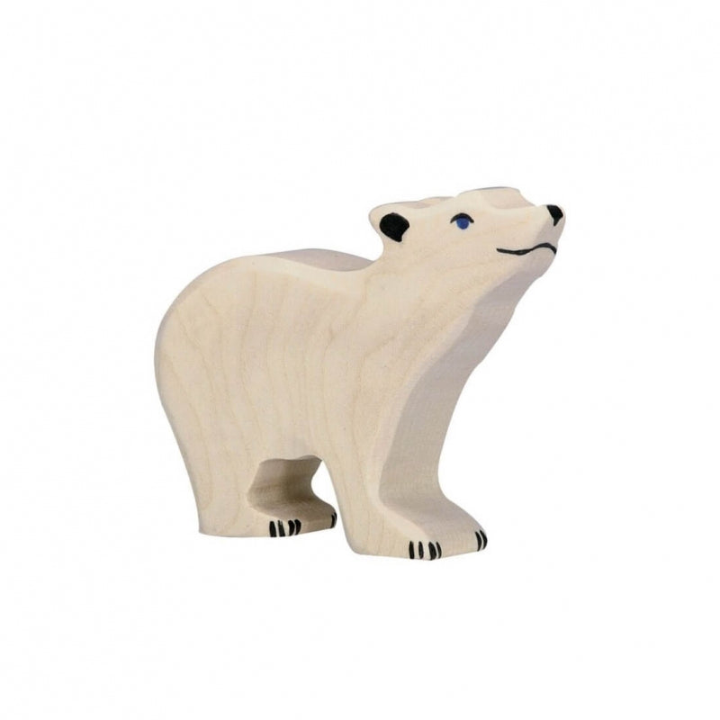 Figurine en bois ours polaire - HOLZTIGER 80209 4013594802093