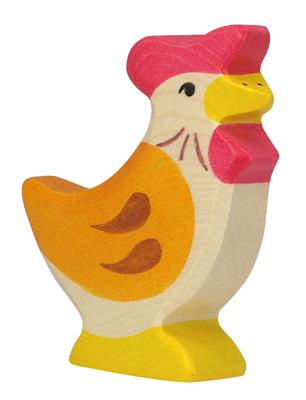 Figurine en bois Poule debout - HOLZTIGER 80017 4013594800129