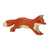 Figurine en bois renard marchant - HOLZTIGER 80094 4013594800945