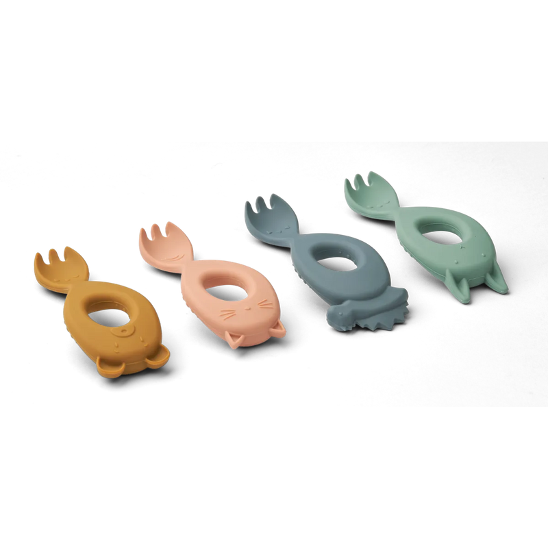 fourchette en silicone Liva tuscany rose - LIEWOOD LW17367 1566 5715493127374