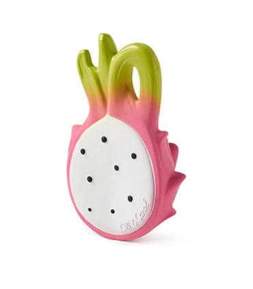 Fuscia le fruit du Dragon jouet de dentition - Oli&Carol L-dragon-fruit 8437021201475