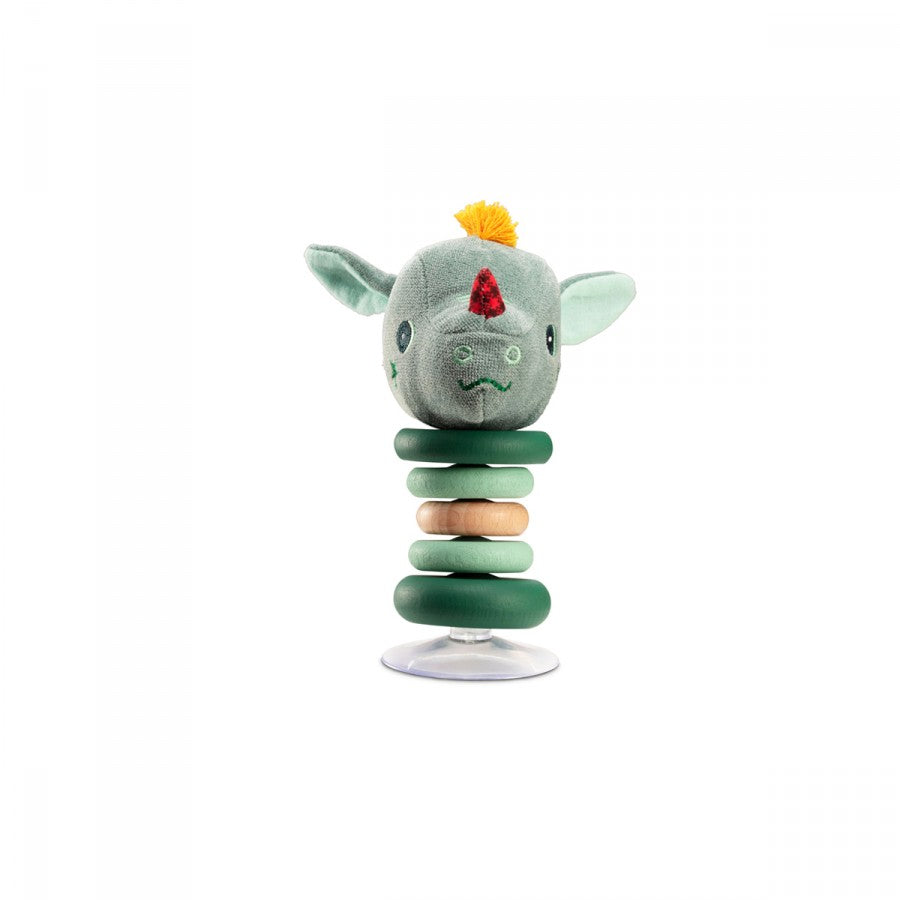 Hochet à ventouse Joe le dragon - LILLIPUTIENS 83402 5414834834024