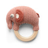 Hochet en crochet Éléphant rose - SEBRA 300920018 5704680061928