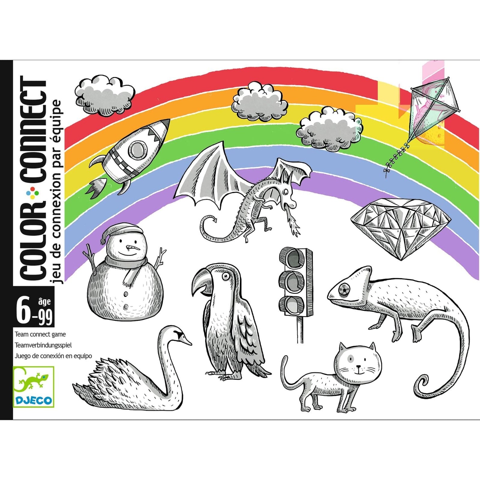 Jeu de cartes color connect - DJECO DJ05088 3070900050884