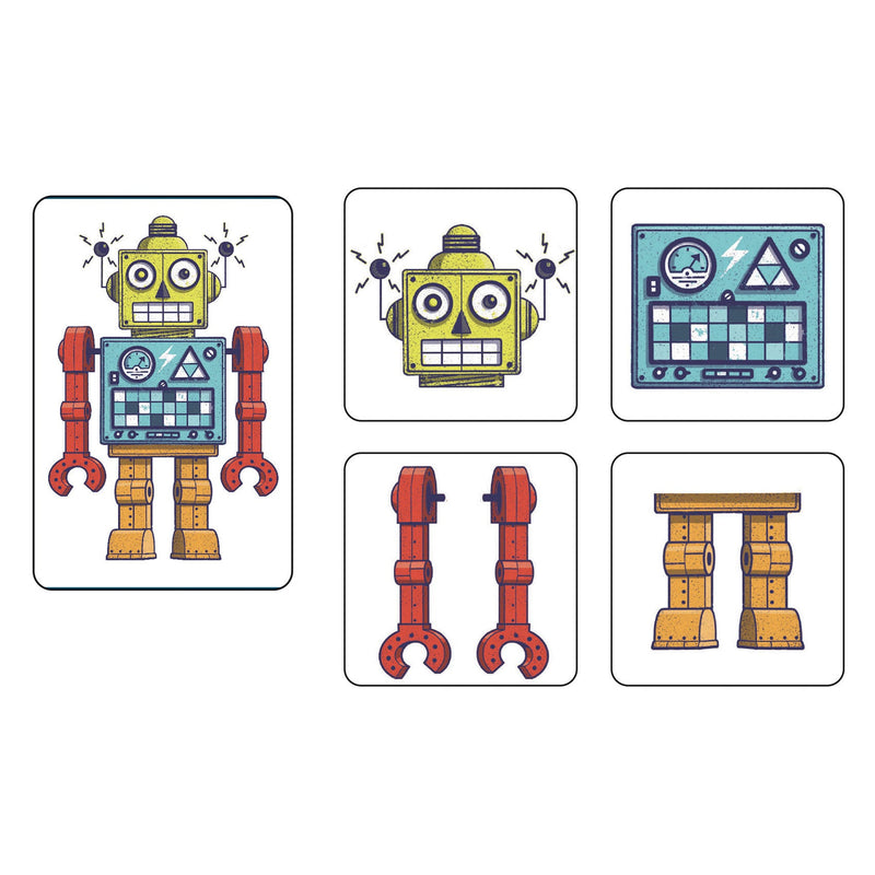 Jeu de cartes Mémo Robots - DJECO DJ05097 3070900050976