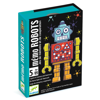 Jeu de cartes Mémo Robots - DJECO DJ05097 3070900050976