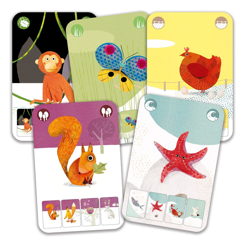 jeu de cartes mini nature - Djeco dj05128 