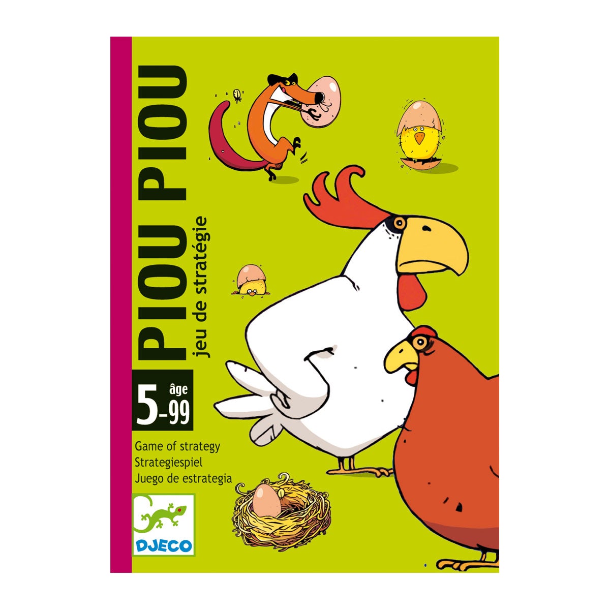 Jeu de cartes Piou Piou - DJECO DJ05119 3070900051195