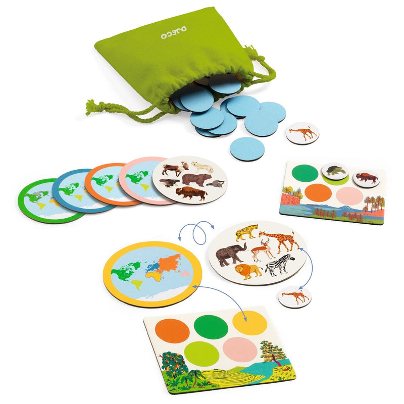 jeu de loto coll school animo mondo - DJECO DJ08198 