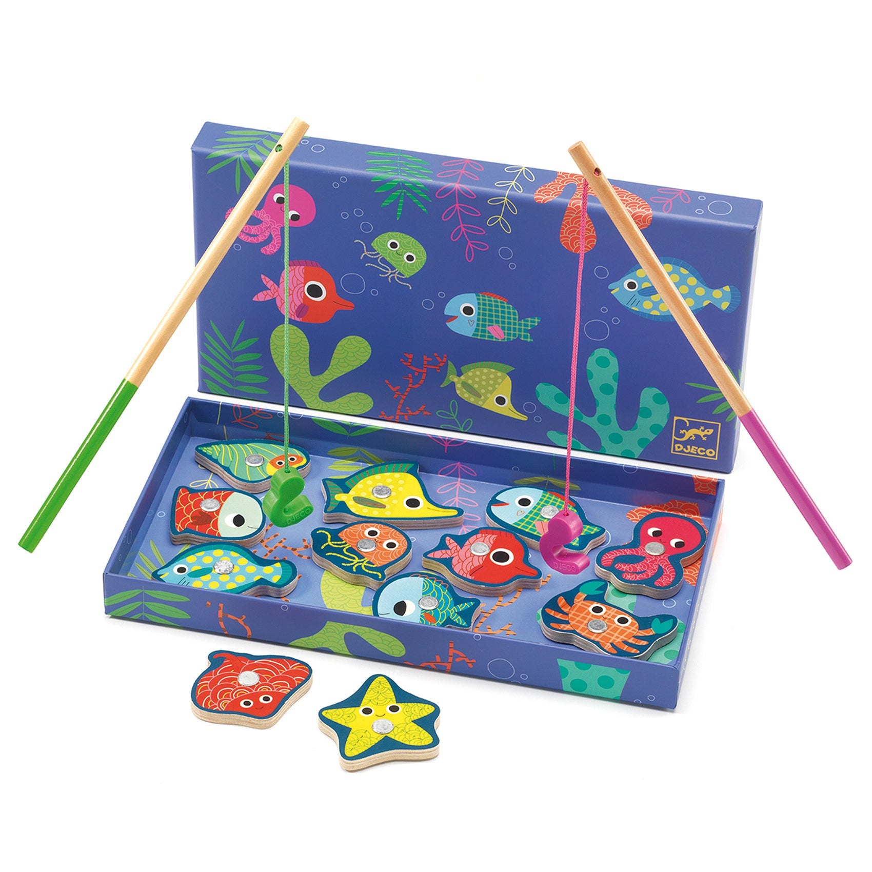 jeu de pêche Fishing Colour - DJECO DJ01653 3070900016538