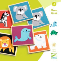jeu educatief memo en bois - DJECO dj01624 3070900016248