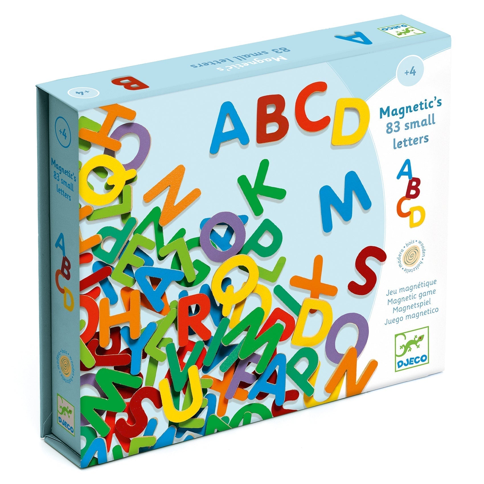 Jeu Magnétique 83 small letters - DJECO dj03101 3070900031012