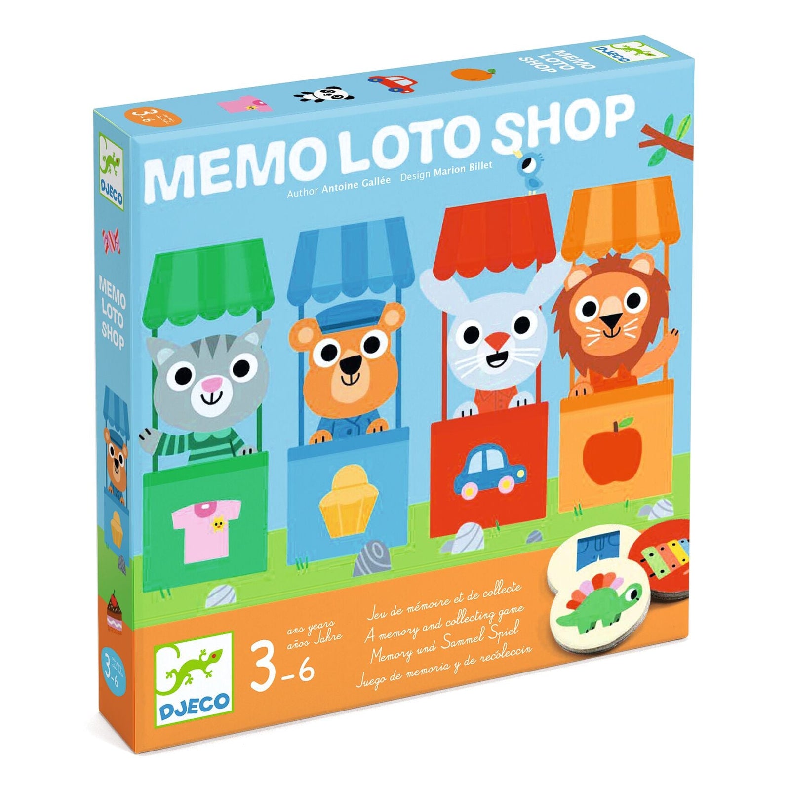 Jeu Mémo loto shop - DJECO dj08537 3070900085374