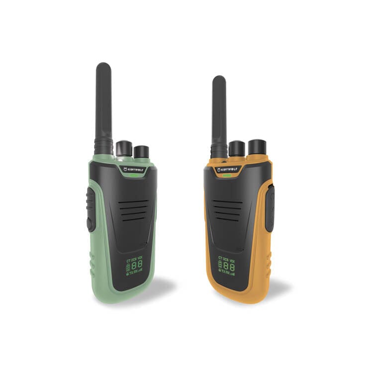 KIDYTALK paire de talkie walkie vert-orange - kidywolf KIDYTALK-GO 5407009180149