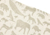 Lange gaze de coton 70x70cm Animals olive green pack de 3- JOLLEIN 535-851-67043 8717329376984