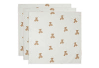 Lange Muslin 70x70cm Teddy Bear (3pack) - JOLLEIN 535-851-66095 8717329369443