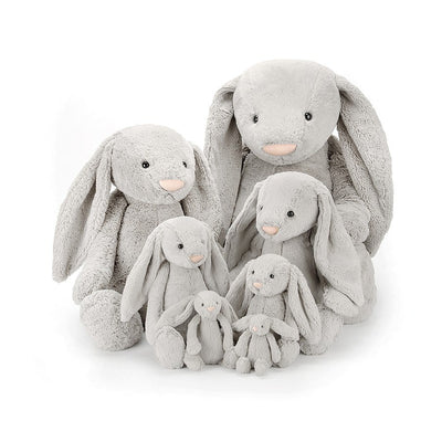 Lapin Bashful Silver Bunny XXL - JELLYCAT 11862 670983097566