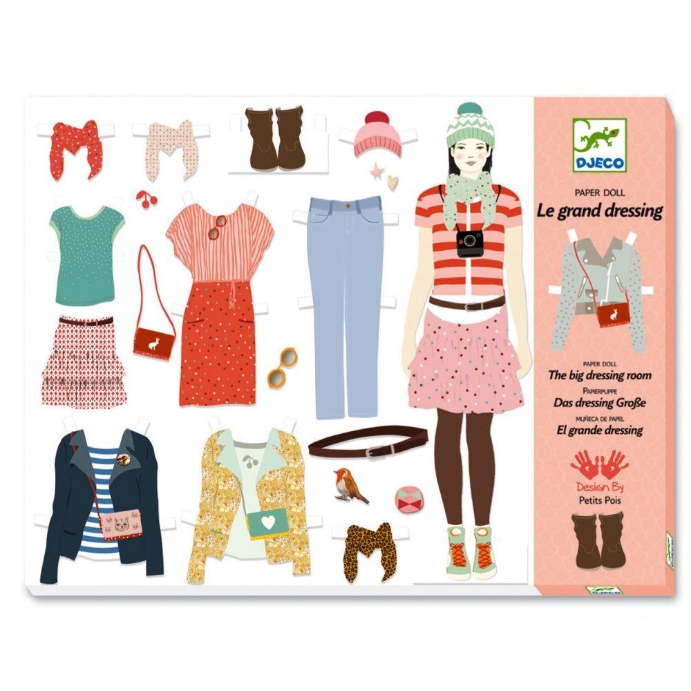 Le grand dressing Paper Doll - DJECO DJ09825 3070900098251