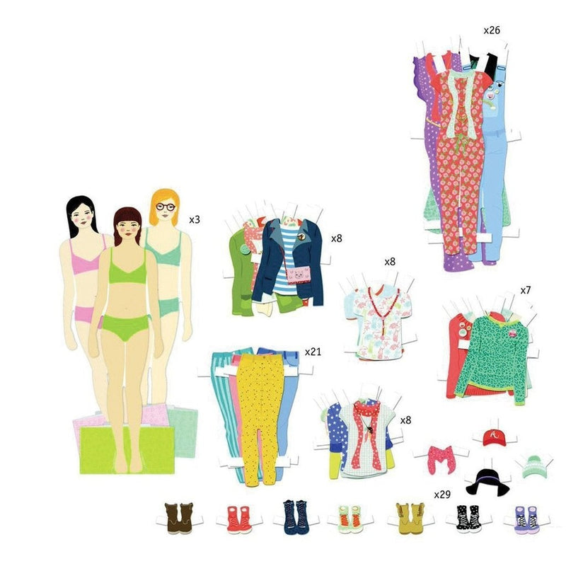 Le grand dressing Paper Doll - DJECO DJ09825 3070900098251