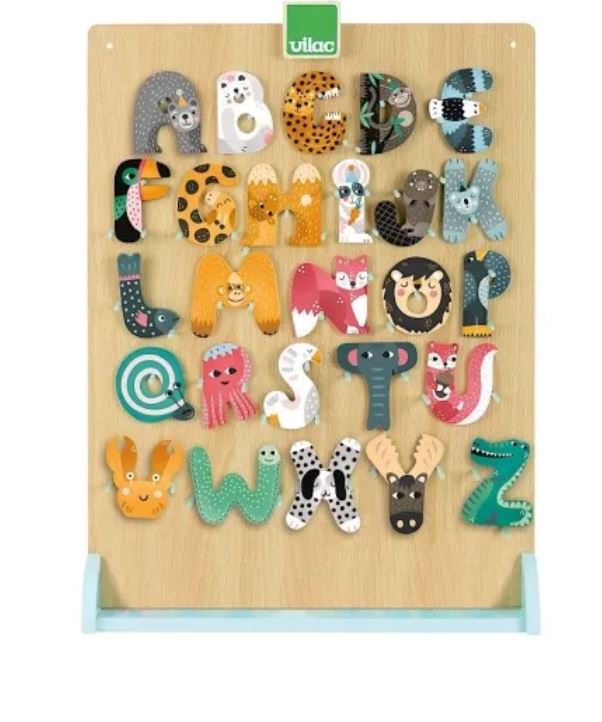 Lettre en bois Abécédaire- VILAC 85000 