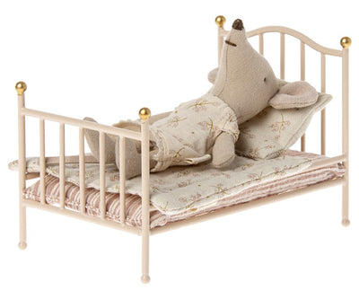 Lit vintage en metal rose - MAILEG 11-2118-00 5707304122340