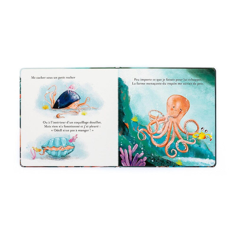 Livre Odell la petite pieuvre courageuse - JELLYCAT BK4FOF 670983146271