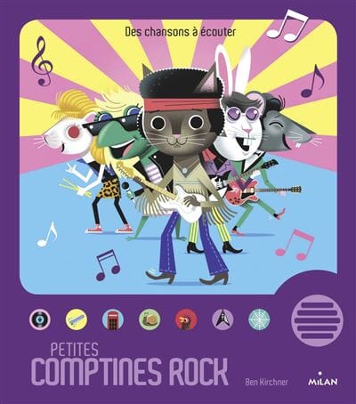 Livre petites comptines rock - Poppik 9782408006884 9782408006884