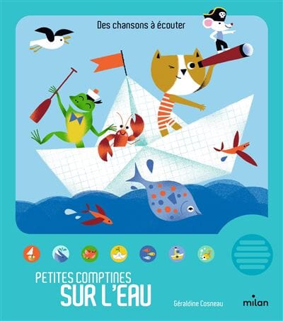 Livre petites comptines sur l'eau - Poppik 9782745996305 9782745996305