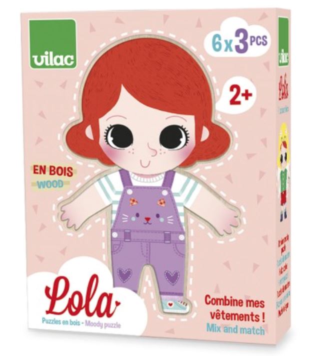 Lola à Habiller coffret en bois - VILAC 4660 3048700046604