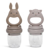 Lot de 2 sucettes d’alimentation fruits BUNNY LILAC/SHITAKE - Konges Sløjd KS4414 lilac 5715404024365