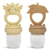 lot de 2 sucettes d’alimentation fruits UNICORN LIMONADE/ALMOND - Konges Sløjd KS4392 5715404048125