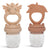 lot de 2 sucettes d’alimentation fruits UNICORN ROSE SAND/BROWN CLAY - Konges Sløjd KS4392 5715404048132